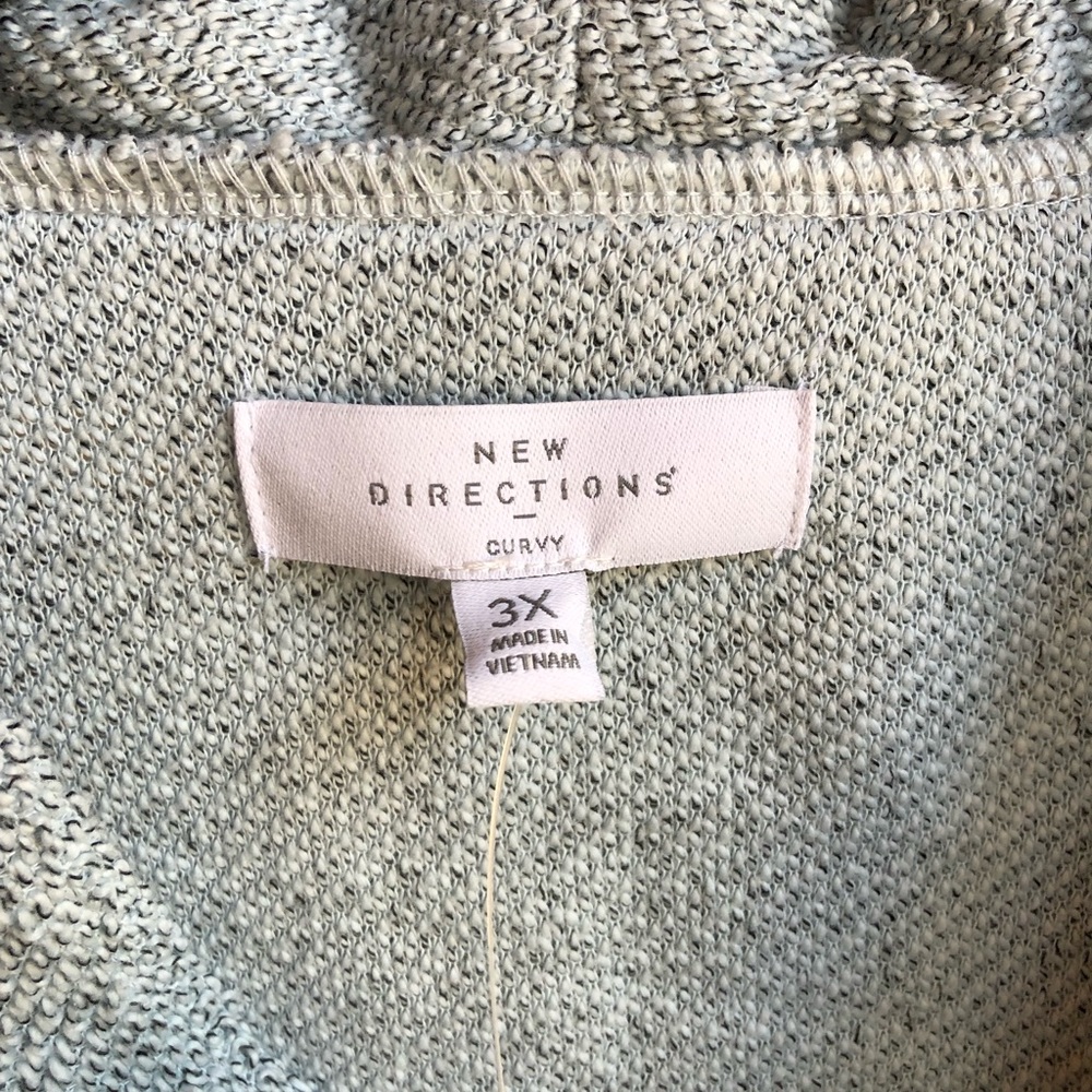 New Directions Cowl Neck Long Sleeve Sweater - Picture 2 of 8